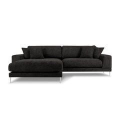 Kairinė kampinė sofa Jog, 286x242x90 cm, tamsiai pilka kaina ir informacija | Minkšti kampai | pigu.lt