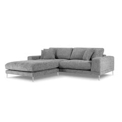 Kairinė kampinė sofa Jog, 286x242x90 cm, pilka kaina ir informacija | Minkšti kampai | pigu.lt
