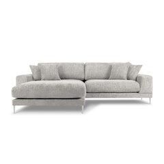 Kairinė kampinė sofa Jog, 286x242x90 cm, šviesiai pilka kaina ir informacija | Minkšti kampai | pigu.lt