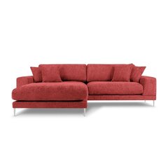 Левосторонний угловой диван Jog, 286x242x90 см, красный цена и информация | Угловые диваны | pigu.lt