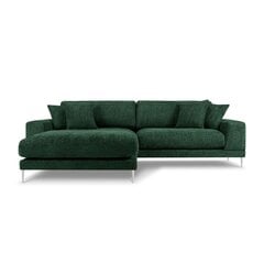 Kairinė kampinė sofa Jog, 286x242x90 cm, tamsiai žalia kaina ir informacija | Minkšti kampai | pigu.lt