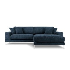 Dešininė kampinė sofa Jog, 286x242x90 cm, tamsiai mėlyna kaina ir informacija | Minkšti kampai | pigu.lt