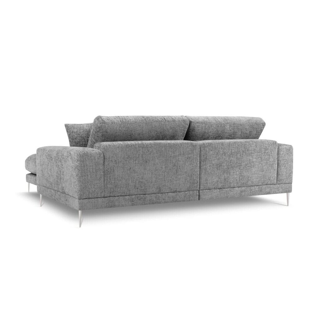 Dešininė kampinė sofa Jog, 286x242x90 cm, pilka kaina ir informacija | Minkšti kampai | pigu.lt