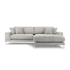 Dešininė kampinė sofa Jog, 286x242x90 cm, šviesiai pilka kaina ir informacija | Minkšti kampai | pigu.lt