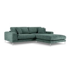 Правосторонний угловой диван Jog, 286x242x90 см, светло-зеленый цена и информация | Угловые диваны | pigu.lt