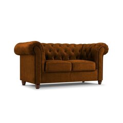 Dvivietė sofa Lapis, 170x90x80, ruda kaina ir informacija | Sofos | pigu.lt