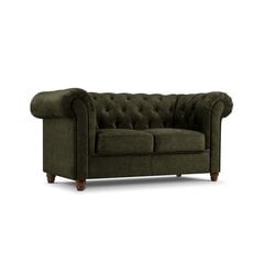 Dvivietė sofa Lapis, 170x90x80, tamsiai žalia kaina ir informacija | Sofos | pigu.lt