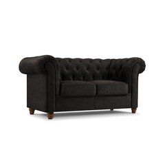 Dvivietė sofa Lapis, 170x90x80, tamsiai pilka kaina ir informacija | Sofos | pigu.lt
