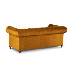 Trivietė sofa Lapis, 224x90x80, geltona kaina ir informacija | Sofos | pigu.lt