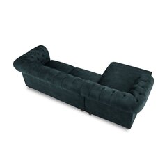 Kairinė kampinė sofa Lapis, 278x150x80 cm, tamsiai mėlyna kaina ir informacija | Minkšti kampai | pigu.lt