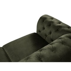 Dešininė kampinė sofa Lapis, 278x150x80 cm, tamsiai žalia kaina ir informacija | Minkšti kampai | pigu.lt