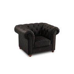 Fotelis Lapis, 114x90x80 cm, tamsiai pilkas kaina ir informacija | Svetainės foteliai | pigu.lt