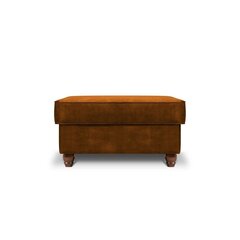 Пуф Lapis, 83x83x43 см, коричневый цена и информация | Кресла-мешки и пуфы | pigu.lt