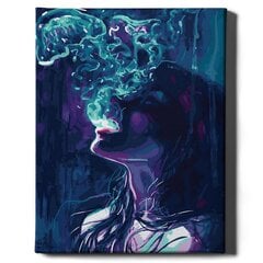 Картина по номерам На Раме "Синий дым" Oh Art! 40x50 см цена и информация | Живопись по номерам | pigu.lt