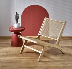 Svetainės fotelis Halmar Foden 2, smėlio spalvos kaina ir informacija | Svetainės foteliai | pigu.lt