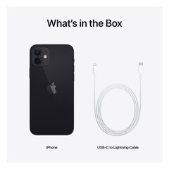 Apple iPhone 12 64GB Black MGJ53QN/A цена и информация | Мобильные телефоны | pigu.lt