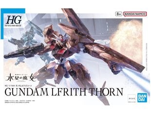 Bandai - HG The Witch from Mercury Gundam Lfrith Thorn, 1/144, 65097 цена и информация | Конструкторы и кубики | pigu.lt