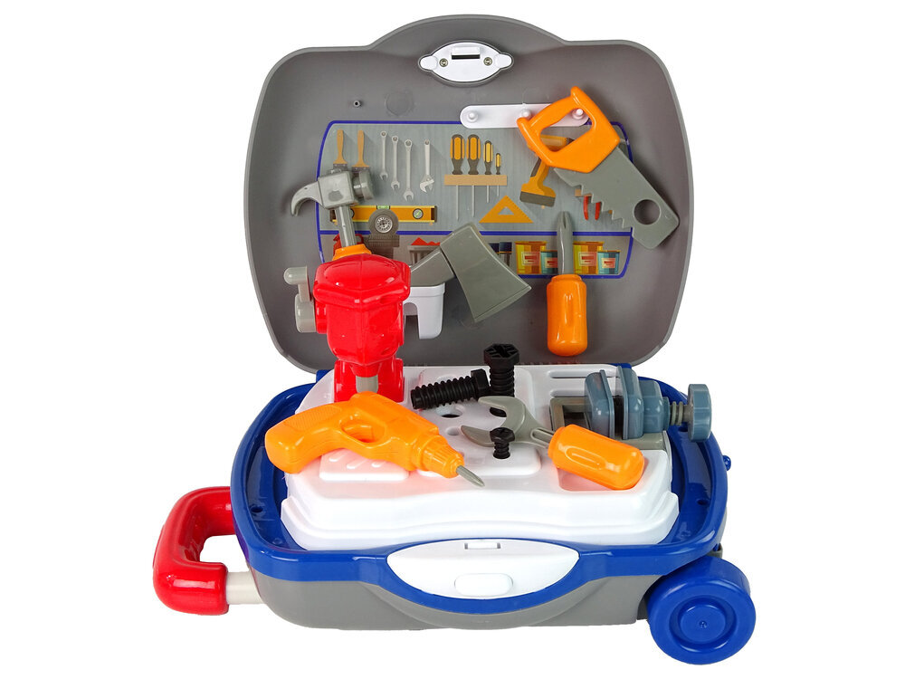 Mechaniko lagaminas Lean Toys, 17 d. kaina ir informacija | Žaislai berniukams | pigu.lt