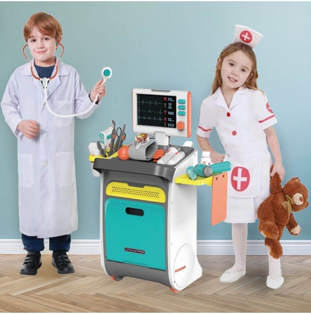 Daktaro rinkinys MalPlay su šviesos ir garso efektais kaina ir informacija | Žaislai mergaitėms | pigu.lt