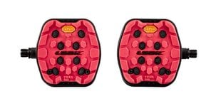 Pedalai Look Trail Grip Red Flat kaina ir informacija | Kitos dviračių dalys | pigu.lt