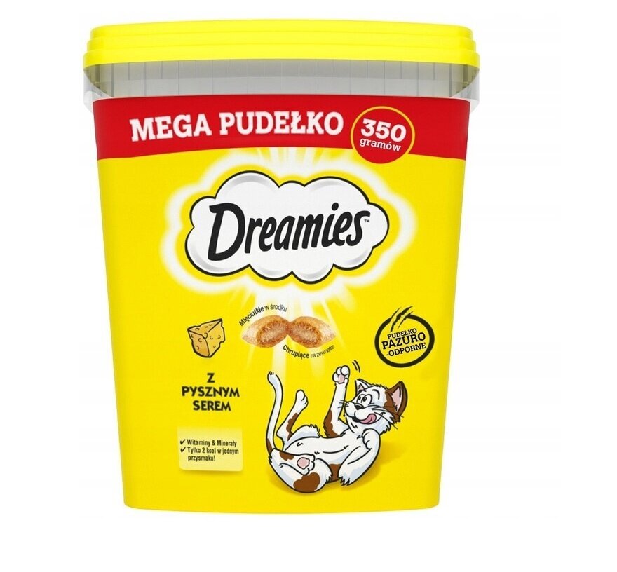 Dreamies Mega Box katėms su sūriu, 2x350 g цена и информация | Skanėstai katėms | pigu.lt