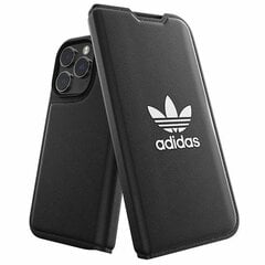 Adidas OR Booklet Case BASIC iPhone 14 Pro 6.1" czarno biały|black white 50182 цена и информация | Чехлы для телефонов | pigu.lt