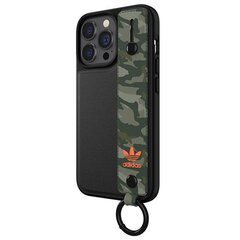 Adidas OR Hand Strap Case iPhone 13 Pro |13 6,1" czarno-zielony|black-green 47111 цена и информация | Чехлы для телефонов | pigu.lt