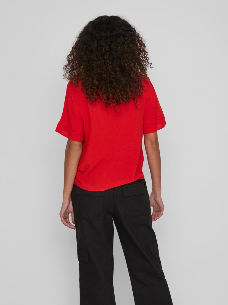 Vila džemperis moterims, raudonas kaina ir informacija | Marškinėliai moterims | pigu.lt