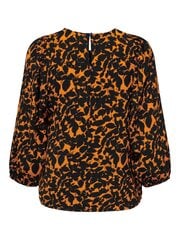 Женская блузка JDY 15270946*01, оранжевая/черная, 5715432414602 цена и информация | Женские футболки | pigu.lt