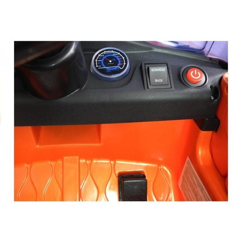 Dvivietis elektromobilis vaikams Lean Toys HL1638, oranžinis kaina ir informacija | Elektromobiliai vaikams | pigu.lt