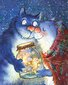 Deimantinė mozaika su rėmeliu TM Varvikas Cats - Romance With Fireflies LG276e 40x50 cm kaina ir informacija | Deimantinės mozaikos | pigu.lt