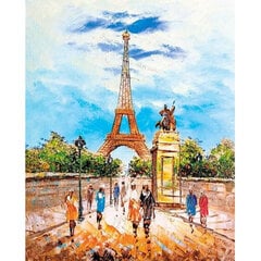 Deimantinė mozaika su rėmeliu TM Varvikas Eiffel Tower LG281e 40x50 cm kaina ir informacija | Deimantinės mozaikos | pigu.lt