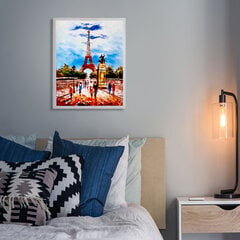 Deimantinė mozaika su rėmeliu TM Varvikas Eiffel Tower LG281e 40x50 cm kaina ir informacija | Deimantinės mozaikos | pigu.lt