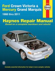 Ford Crown Victoria & Mercury Grand Marquis (1988-2011) (Covers all fuel-injected models) Haynes Repair Manual (USA): 1988-2011 kaina ir informacija | Kelionių vadovai, aprašymai | pigu.lt