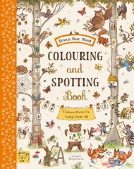 Brown Bear Wood: Colouring and Spotting Book: Colour them in, hang them up! цена и информация | Книги для самых маленьких | pigu.lt