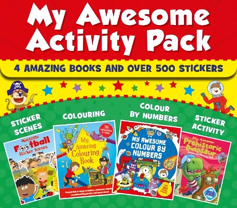 My Awesome Activity Pack kaina ir informacija | Knygos mažiesiems | pigu.lt