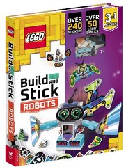 LEGO (R) Books: Build and Stick: Robots цена и информация | Книги для малышей | pigu.lt