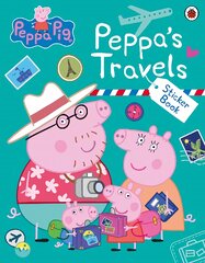 Peppa Pig: Peppa's Travels: Sticker Scenes Book kaina ir informacija | Knygos mažiesiems | pigu.lt