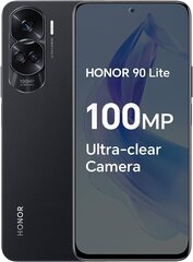 Honor 90 Lite 5G 8/256GB 5109ASWC Midnight Black kaina ir informacija | Mobilieji telefonai | pigu.lt