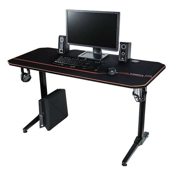 Žaidimų stalas ByteZone, juodas kaina ir informacija | Kompiuteriniai, rašomieji stalai | pigu.lt
