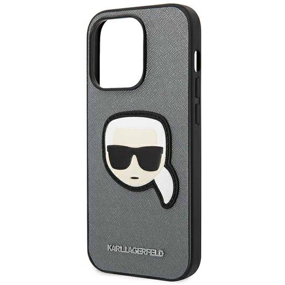 Оригинальный чехол Glitter KARL LAGERFELD Logo для iPhone 14 Pro (6,1″) -  Прозрачный/Серебряный цена | pigu.lt