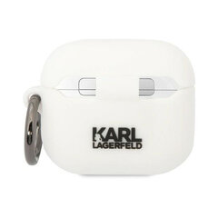 Оригинальный чехол KARL LAGERFELD 3D NFT Karl для AirPods 3 — Белый цена и информация | Аксессуары для наушников | pigu.lt