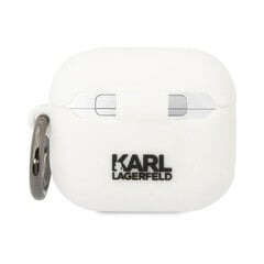Оригинальный чехол KARL LAGERFELD 3D NFT Karl для AirPods 3 — Белый цена и информация | Наушники | pigu.lt