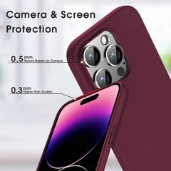 Чехол X-Level Guardian для iPhone 14 Pro (6,1″) - Бордовый цена и информация | Чехлы для телефонов | pigu.lt