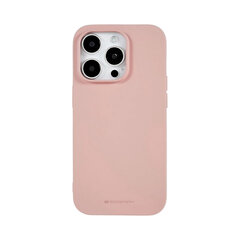 Силиконовый чехол Mercury Goospery для iPhone 14 Pro Max (6,7″) - Pink Sand цена и информация | Чехлы для телефонов | pigu.lt