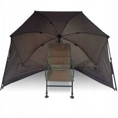 Зонт-палатка для рыбалки NGT, 250 см, коричневый цена и информация | Палатки | pigu.lt