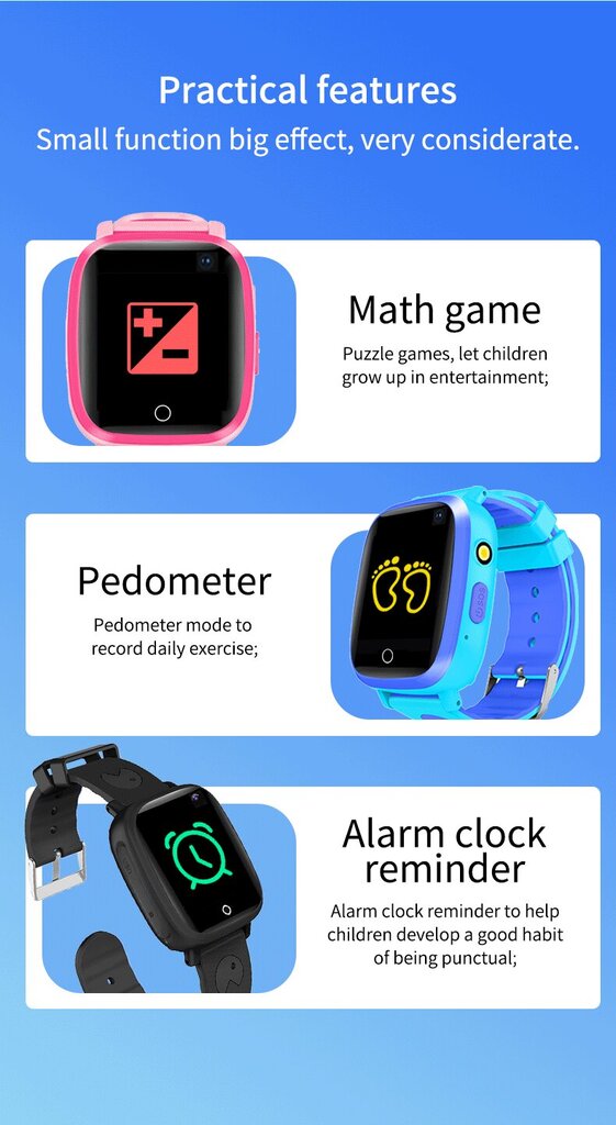 Happyjoe Quipplo Pink kaina ir informacija | Išmanieji laikrodžiai (smartwatch) | pigu.lt