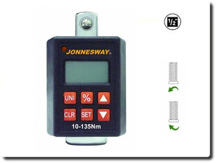 Динанометрический адаптер Jonnesway цена и информация | Механические инструменты | pigu.lt
