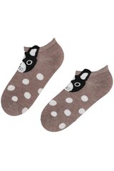 Kojinės moterims Sokisahtel, smėlio spalvos kaina ir informacija | Moteriškos kojinės | pigu.lt