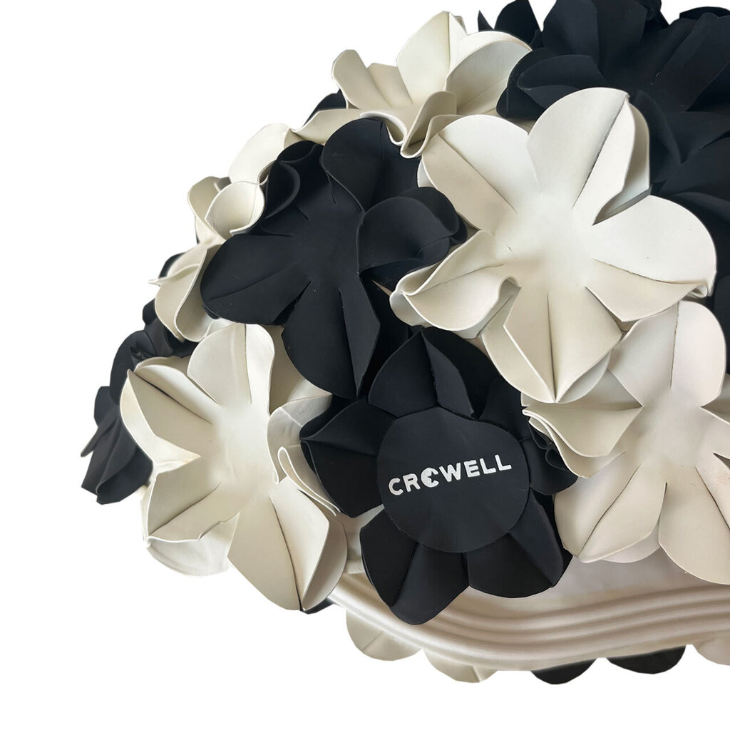 Plaukimo kepurėlė Crowell, juoda kaina ir informacija | Plaukimo kepuraitės | pigu.lt